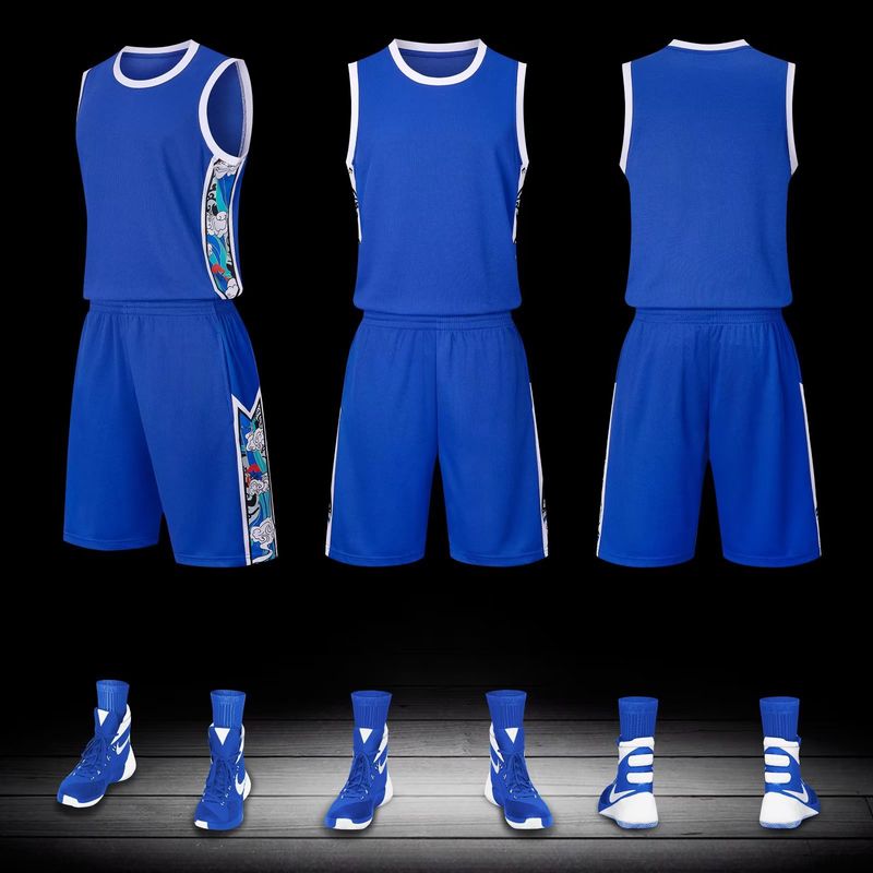 A83 basketballdragtsæt til børn, voksne, børnetøj, herretrykt størrelse, konkurrencetræningshold, spiller_voghion.com