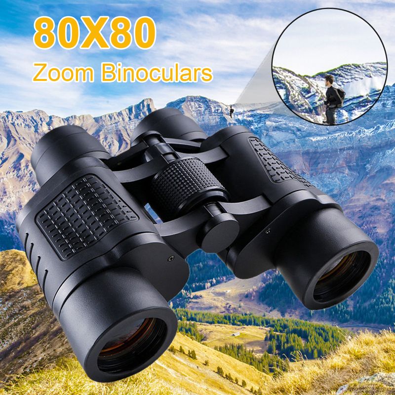 Binoclu SportLife cu zoom optic, ocular mare, rază lungă de vizualizare, dimensiuni compacte, binoclu portabil cu vedere nocturnă, telescop_voghion.com