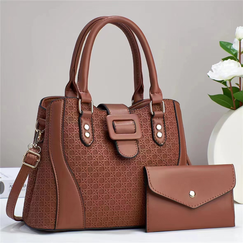 Fashion Women's Bag Two-piece Handbag Casual Shoulder Bag Messenger Bag Large Capacity Child And Mother Bag Multi-color Optional_voghion.com