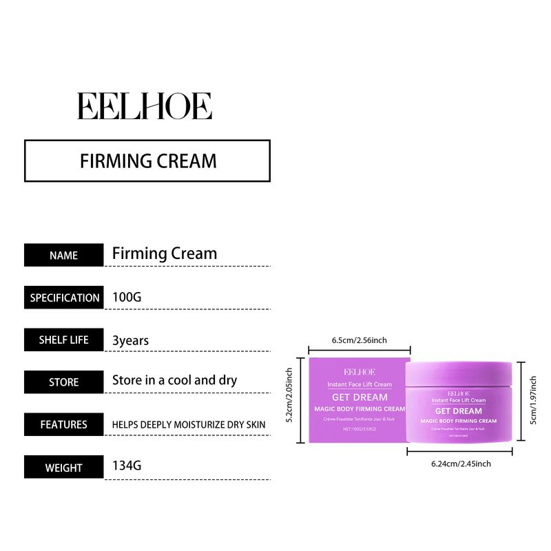 EELHOE This Body Care Cream Features Mild Ingredients That Moisturize And Nourish The Body And Face. It Is Skin-Friendly And Can Be Applied Daily_voghion.com