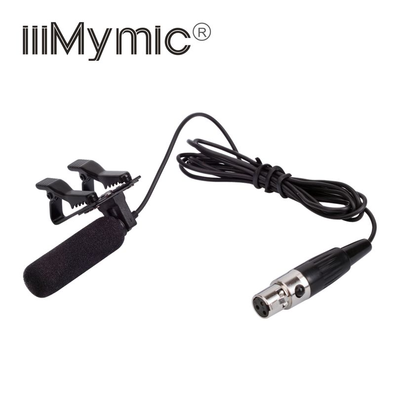 Long range Sound-absorbing Professional 3Pin Lavalier Lapel Condenser Microphone for AKG Wireless Transmitter 3 Pin XLR_voghion.com