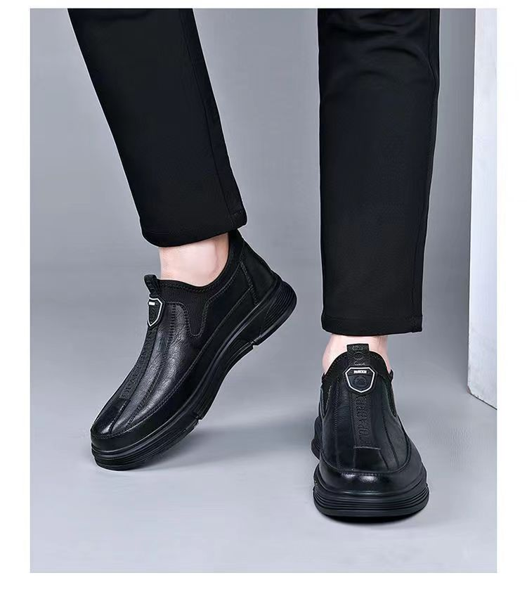 Chaussures de bureau décontractées à lacets en daim Derby pour hommes_voghion.com