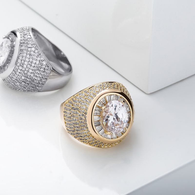 Set di anelli con zirconi cubici per uomo e donna - Anelli eleganti e raffinati in oro e argento per ogni occasione - Taglie 7-11 Gioielli per le mani_voghion.com
