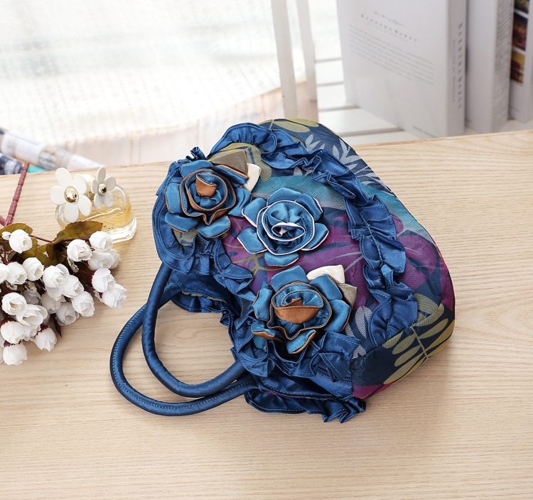 Mittelgroße neue Schlüsseltasche für Damen, koreanische Version der Damenhandtasche, einfarbige Damenhandtasche mit Reißverschluss aus Spitze._voghion.com