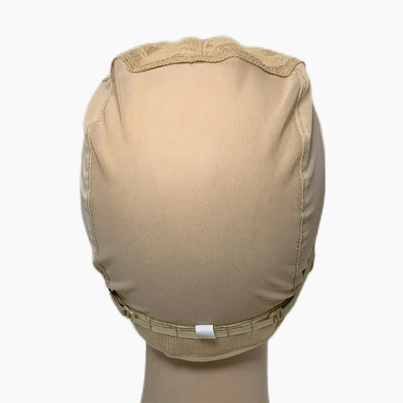 Cappellini per la realizzazione di parrucche in beige marrone nero Cappellini regolabili per intrecciare le parrucche_voghion.com