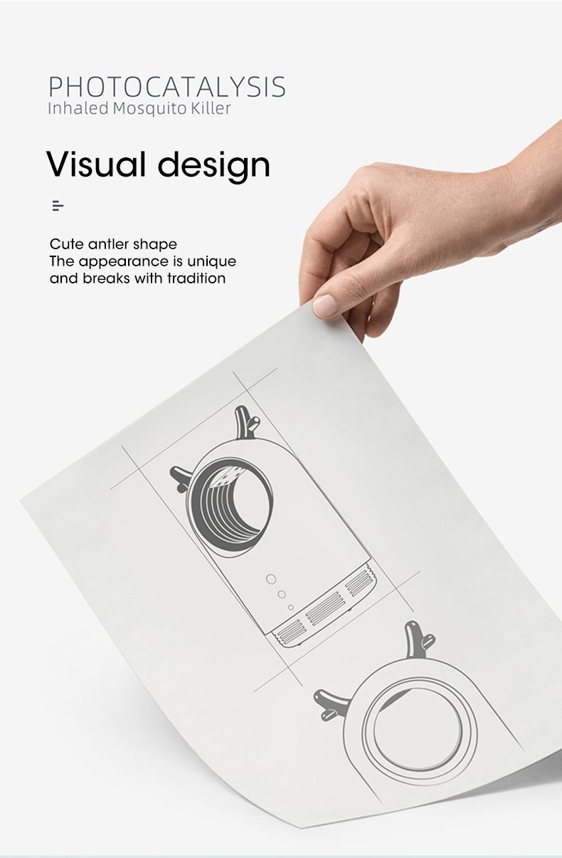 Electric Mosquito Fly Trap Harmless Mosquito Fly Exterminator Professional Inhalation Zapper Indoor Trap Multifunctional_voghion.com