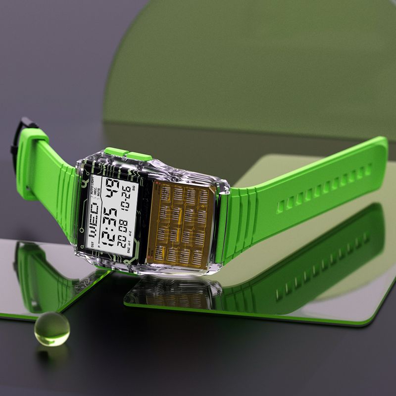 Fashion Luxury Men's Calculator Watch Multi-function Led Electronic Watch Men's Sports Watch Computer Style Military_voghion.com