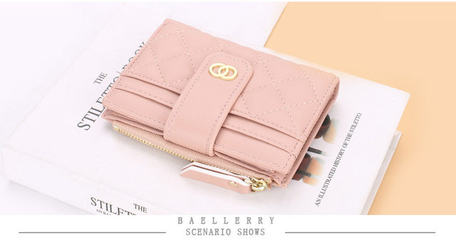 New Women Wallets Fashion PU Leather Top Quality Female Purse Short Card Holder Brand Wallet For Women_voghion.com