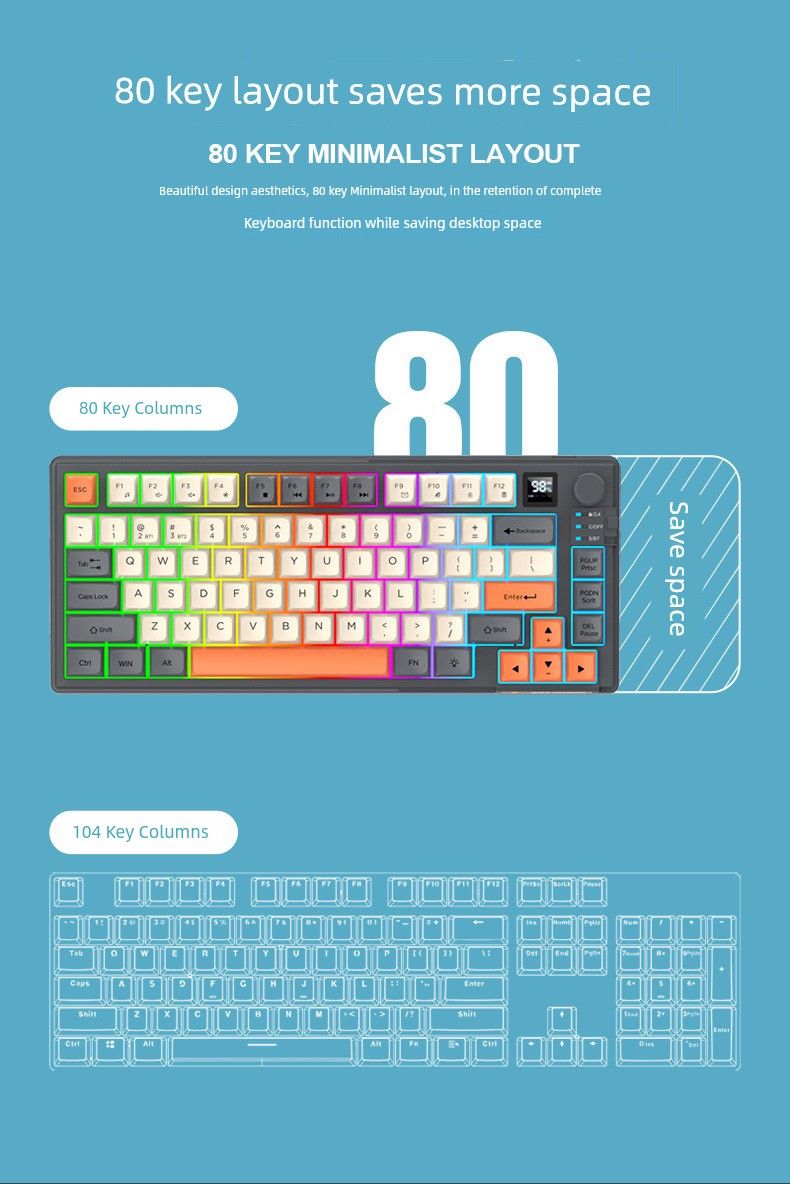 Sier Fox K920 Bluetooth vezeték nélküli billentyűzet és egér szett asztali számítógéphez, laptophoz, tablethez, otthoni használatra._voghion.com