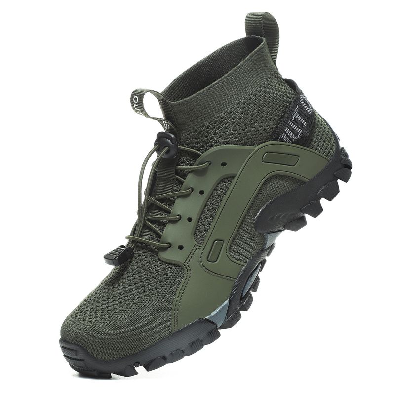 Scarpe da acqua da uomo per escursionismo, pesca e attività all'aperto - Scarpe leggere, traspiranti e ad asciugatura rapida con suola in gomma per escursionismo, pesca e guado_voghion.com