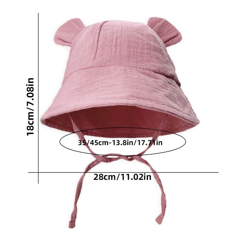2022 nuovo Autunno Del Bambino Del Cappello Del Sole Per Bambini All'aperto Orecchio di Coniglio Berretti Da Spiaggia Della Ragazza del Ragazzo Panama Cappello Da Spiaggia Unisex Cappelli A Secchiello cappello da coniglio_voghion.com