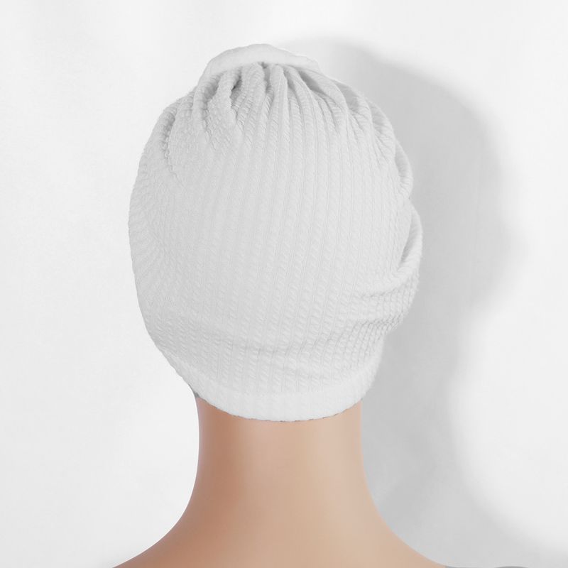 Thickened Elastic Flower Headscarf Hat - Ethnic Style Twisted Warm Hat (Fashionable & Versatile, European & American Design, Winter Headwear)_voghion.com