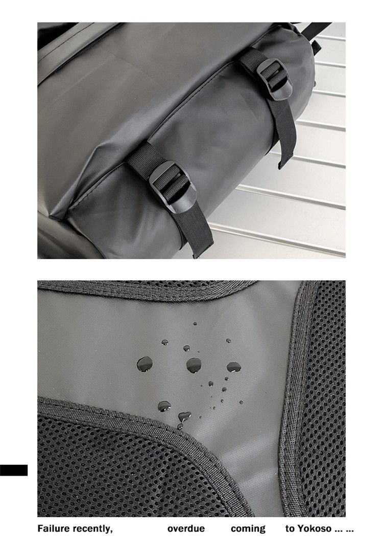 Backpack, men's high-end sense, large capacity leisure travel computer bag, workwear, roll mouth waterproof backpack,_voghion.com