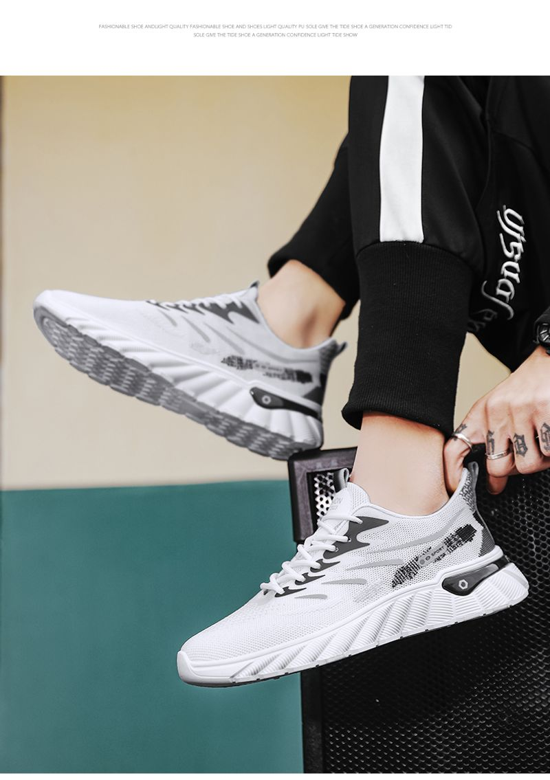 Sportschuhe, flach, rutschfest, leicht, bequem, mit Schnürung, für Herren, lässiger Stil, zum Wandern, Camping, Reisen_voghion.com