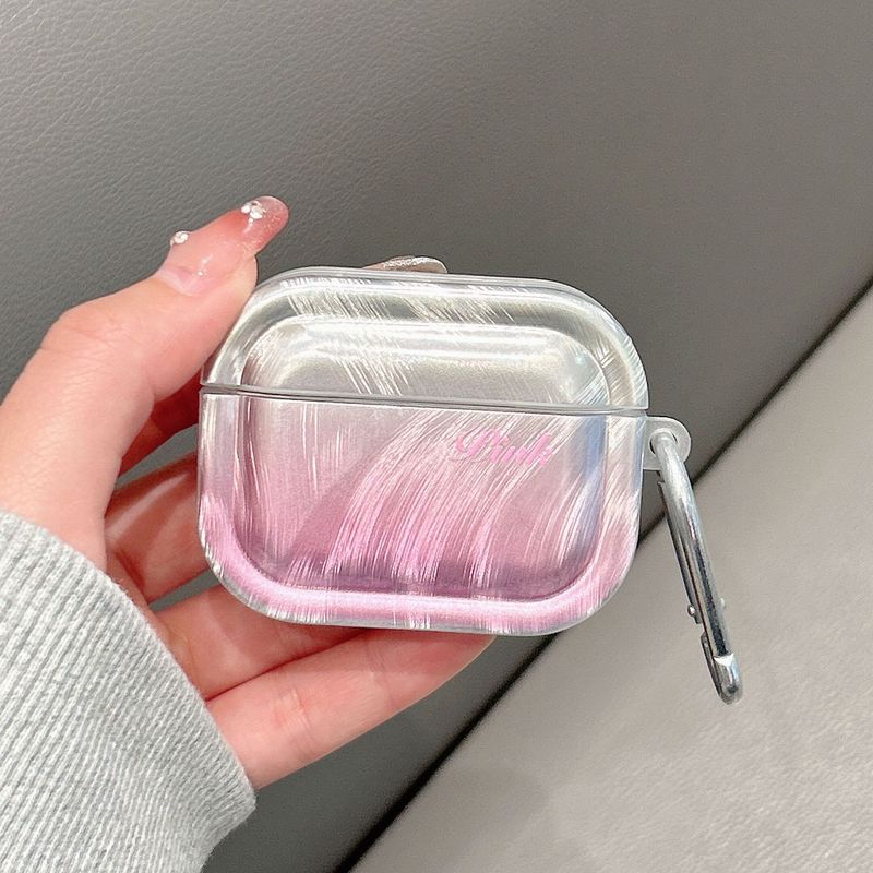 Feather yarn gradient blooming suitable for AirPods 3 protective shell 1/2/3 generation wireless Bluetooth headset case pro2 soft case_voghion.com