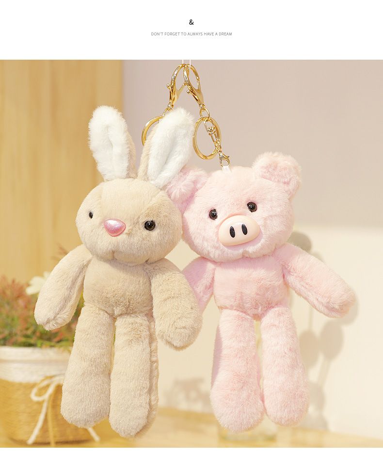 Bolsa colgante de rana de peluche de juguete panda gigante llavero colgante decoración muñeca máquina de agarre actividad pequeño regalo_voghion.com