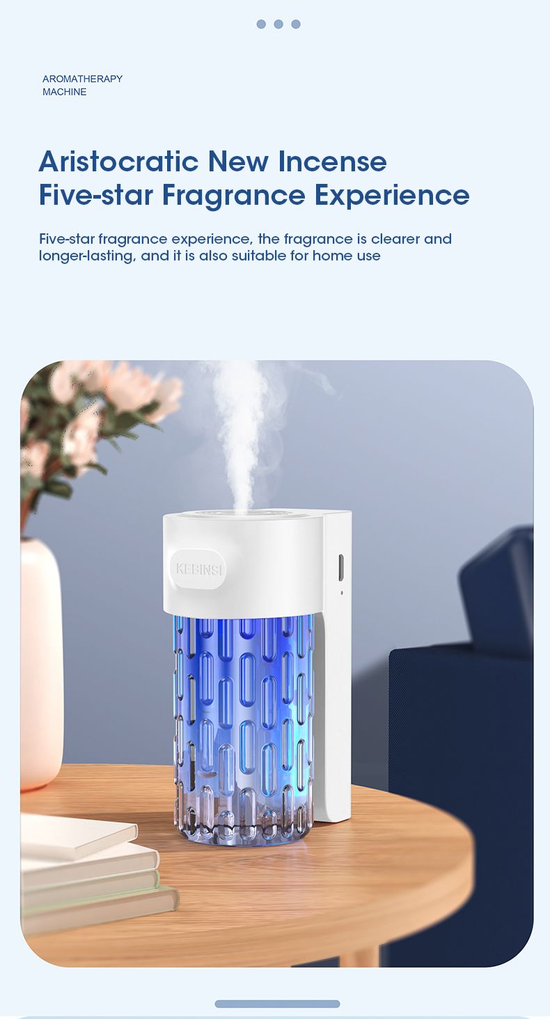 Diffusore di aromaterapia da tavolo, multifunzionale, per la purificazione dell'aria, da parete, con cinque modalità, ricaricabile_voghion.com