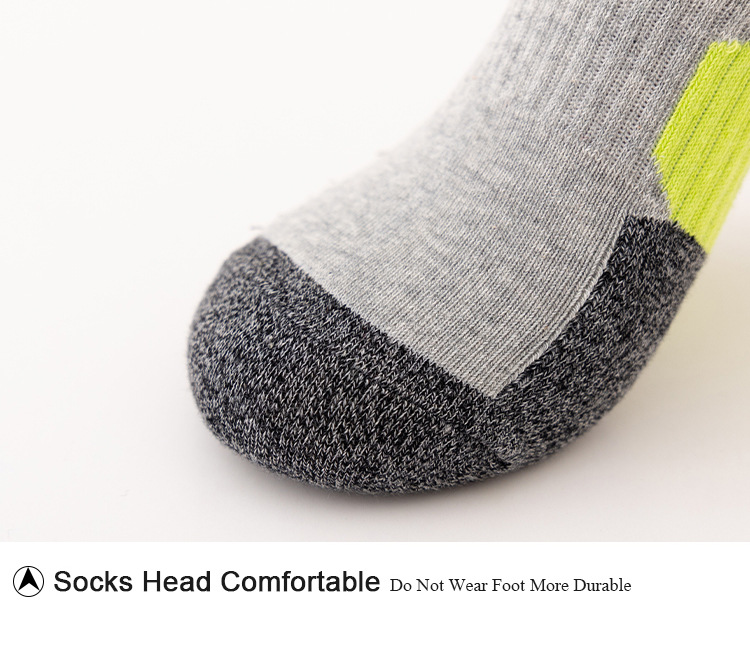 Sports Sweat Absorbing And Breathable Outdoor Hiking Deodorant Running Socks, Men's Medium Length Socks_voghion.com