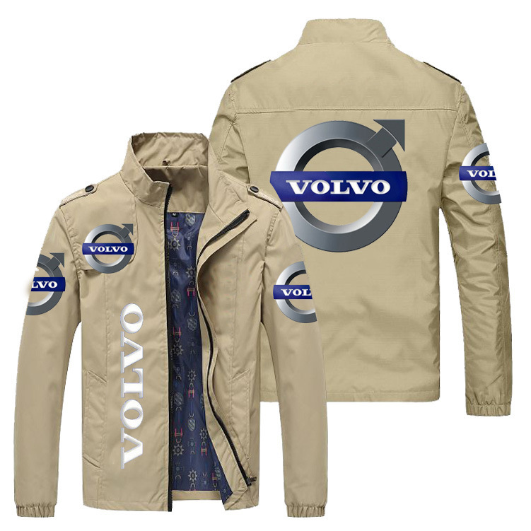 Autumn New Baseball Side Seam Pocket Stand Up Collar Jacket Outdoor Men's Motorcycle Riding Windproof Outer_voghion.com