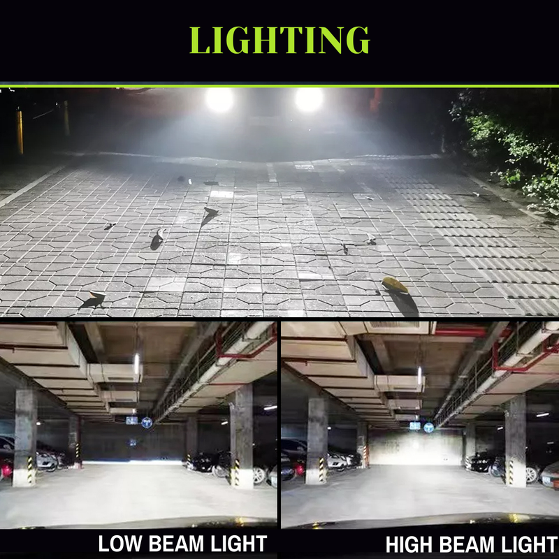 Lenti H7 per auto H10 9005 HB3 9006 HB4 H11 Mini lente d'ingrandimento Lampadina per fari laser H4 Proiettore a LED 120W 12V Lampade per auto_voghion.com
