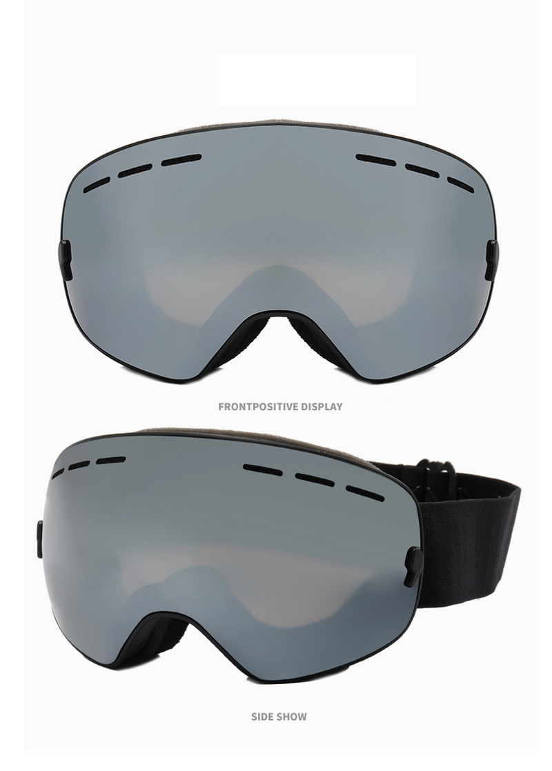 Uniszex kültéri sportszemüvegek Férfi és női színes felnőtt síszemüveg páramentesítővel_voghion.com