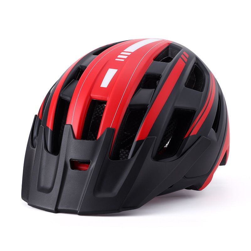 Mountainbikehelm Vëloshelm Männer a Fraen Magnéitesch Brëll mat Rand Vëloshelm_voghion.com