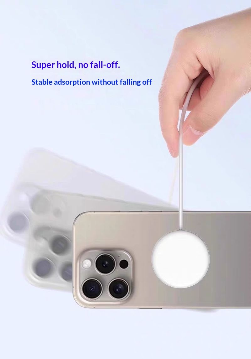 QFV50704555550<=3 Chargr Magntic Suction Cross-Bordr Magsaf 15W Fast Compatibl With Appl Phons Wirlss Charging Aluminum Alloy_voghion.com