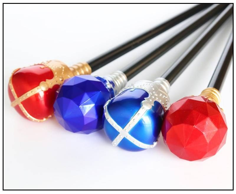 Cetro del rey, accesorios de cosplay, productos de actuación para niños de Halloween, juguete de bastón de plástico de princesa Príncipe_voghion.com