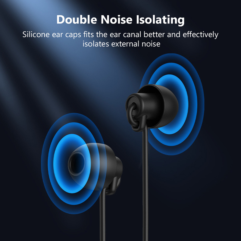 Universal In-ear 3.5 Mm Type C Sleep Earphones Soft Silicone Soundproof And Noise-Proof Earbuds With Built-in Microphone_voghion.com