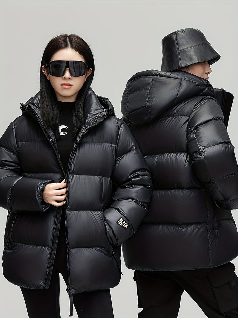 Robuste Herren-Winterjacke mit Kapuze, Daunenfüllung und durchgehendem Reißverschluss – ideal für Outdoor, Arbeit, Skifahren und Snowboarden._voghion.com