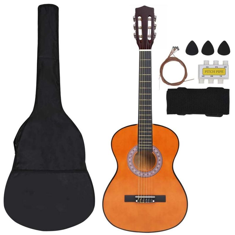 8 Piece Classical Guitar Kids and Beginner Set 3/4 36"_voghion.com