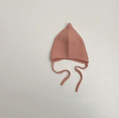 Cappello da elfo rosso per bambini, autunno e inverno, in lana lavorata a maglia, per neonati e bambine_voghion.com