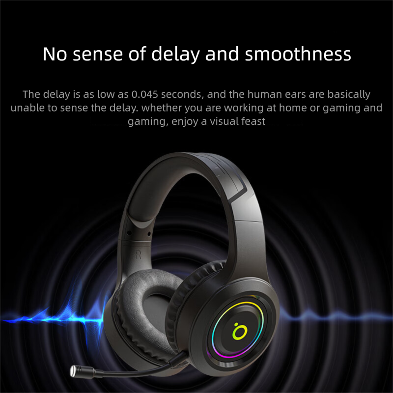 Forerunner (EWEADN) X12 Wireless Noise Cancelling Gaming Headset 7.1 Surround Positioning Compatible With Laptop Desktop_voghion.com