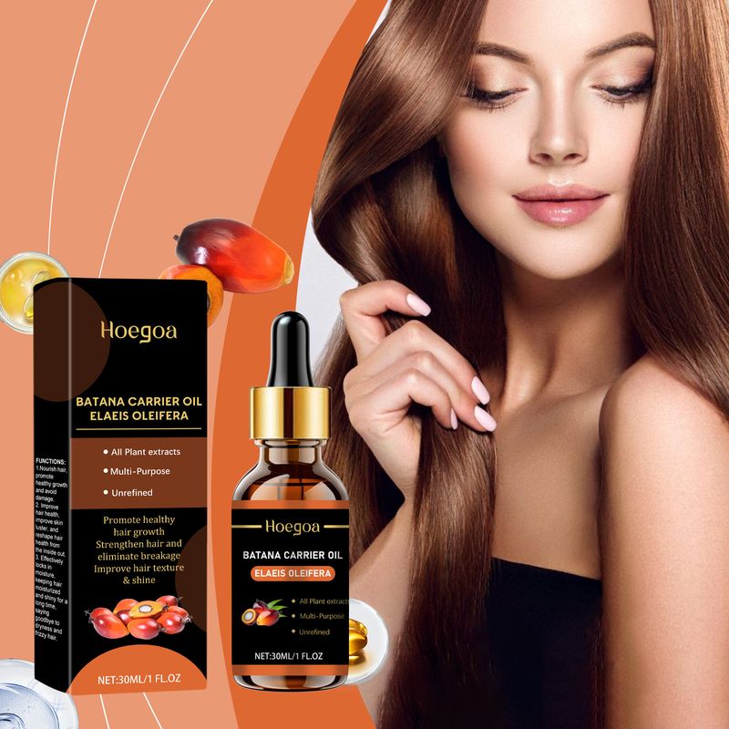 Αιθέριο Έλαιο Batana για την Περιποίηση του Τριχωτού της Κεφαλής, Θρεπτικό και Επανορθωτικό για τις Ρίζες του Τριχωτού της Κεφαλής, Μαλακτικό Αιθέριο Έλαιο Βοτανικού για τα Μαλλιά_voghion.com