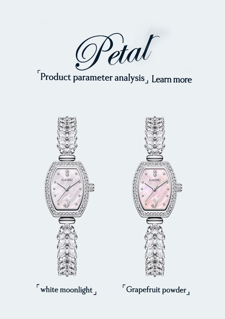 Elegante orologio da donna ispirato alle sirene con dettagli interamente in diamanti, orologio da polso al quarzo impermeabile a forma di barile, orologio con bracciale elegante e delicato_voghion.com