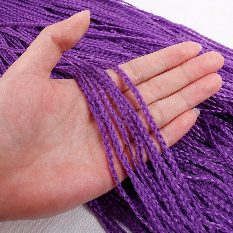 Synthetische Regenbogen Zizi Braids Box Flechten Häkelhaarverlängerungen 28 Zoll Ombre Farbige Box Zizi Häkelflechthaar Für Frauen_voghion.com