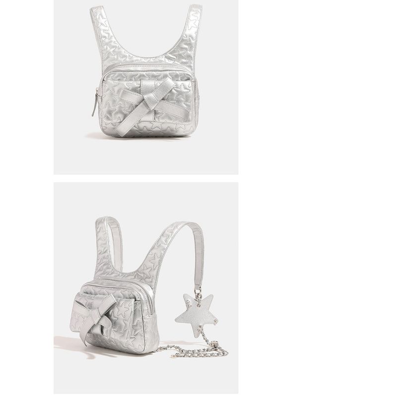 Bowknot Frauen 2025 Sommer Neue Pendler Reise Kette Kleiner Rucksack_voghion.com