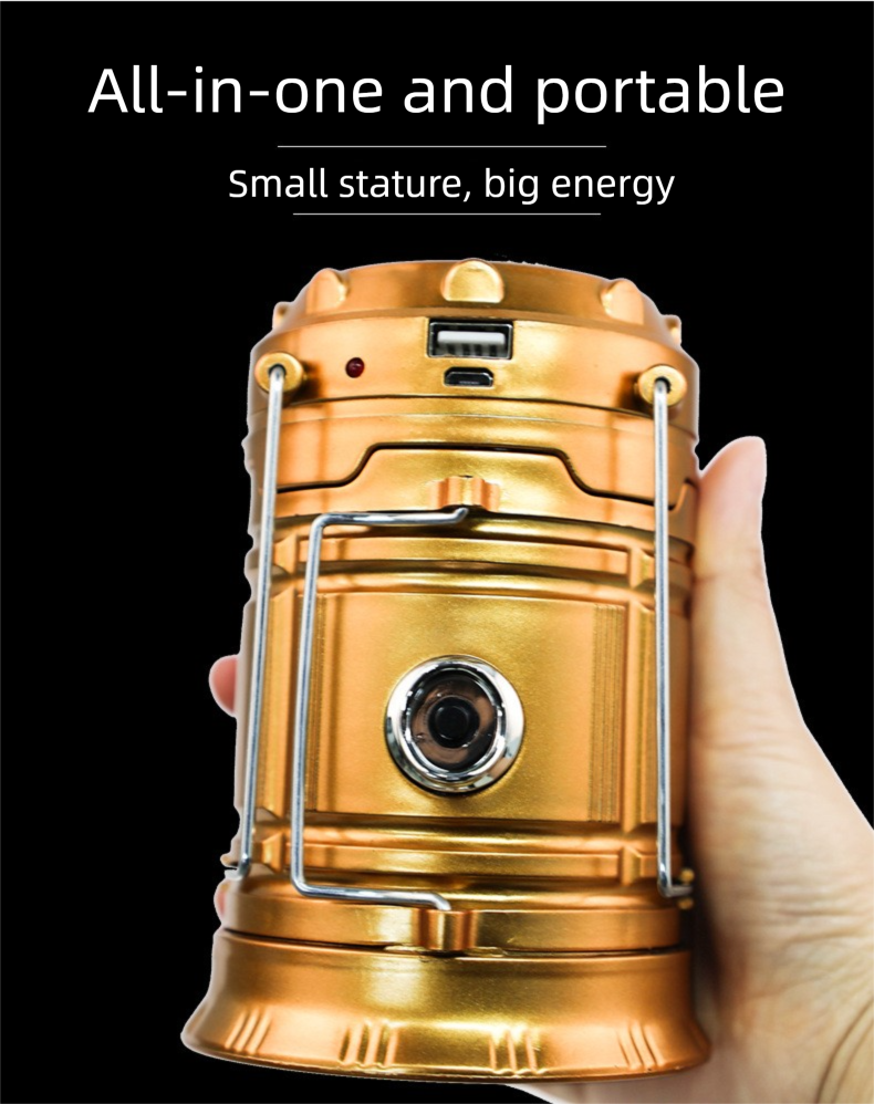 5800 Solar Powered Multifunctional Handheld Lantern Outdoor Emergency Tent Illumination Lamp Camping Light_voghion.com