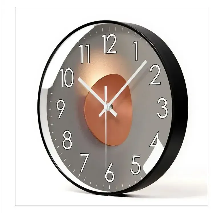 8" Vintage Wall Clock - Silent Nordic Home Decor_voghion.com