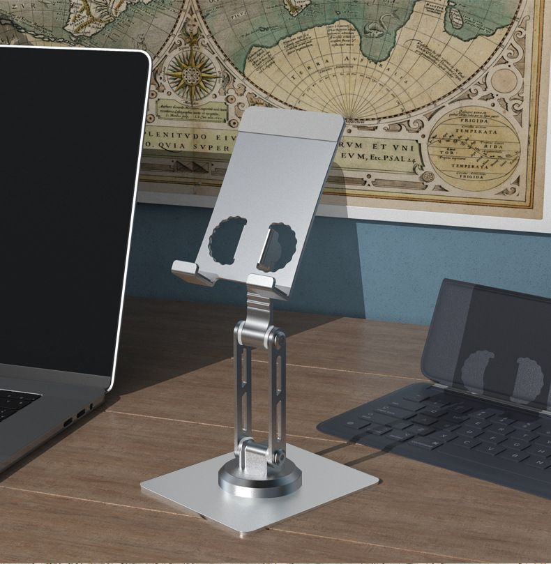Portable Aluminum Rotatable Foldable Phone Stand Holder For Desk, Tablet, And Mobile Devices - Multiple Colors_voghion.com