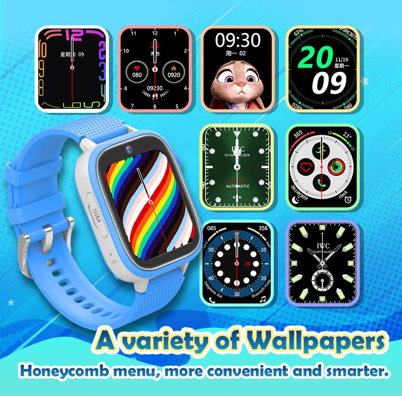 children's phone watch 4G smart positioning watch video SOS call independent watch _voghion.com