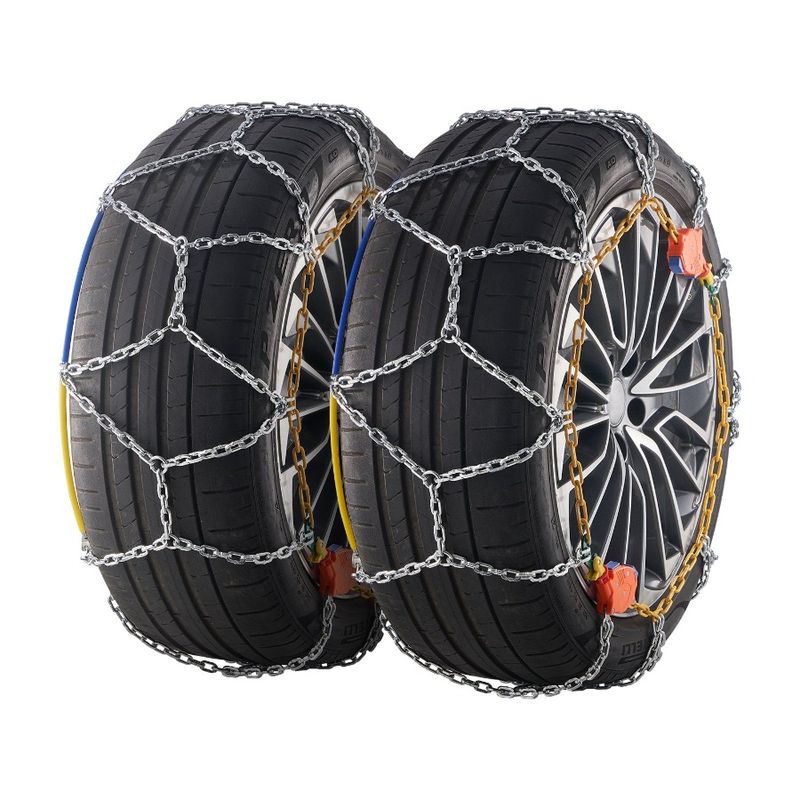 Diamond Antislip Auto Mesh Traction Chains Chains Tightening Wheel Snow_voghion.com