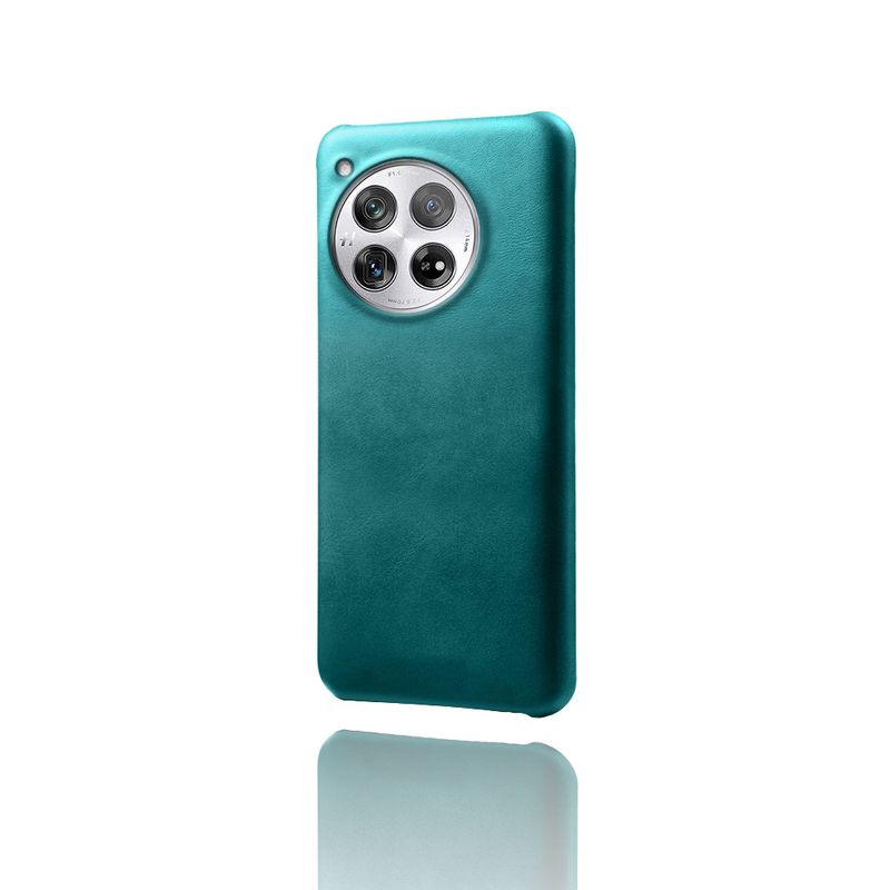 Geschikt voor OnePlus 12 mobiele telefoonhoesje, beschermhoes van kalfsleer, OnePlus 12 leren hoesje met kalfsleersticker._voghion.com