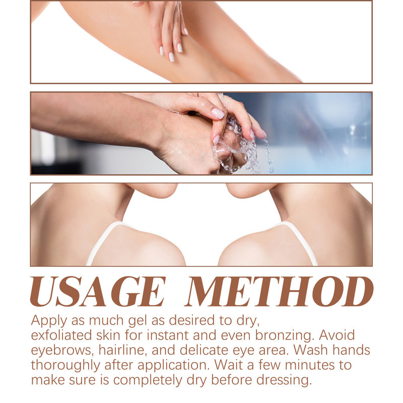 EELHOE Blackening Outdoor even tanning wheat bronzing moisturizing body lotion for summer beach_voghion.com