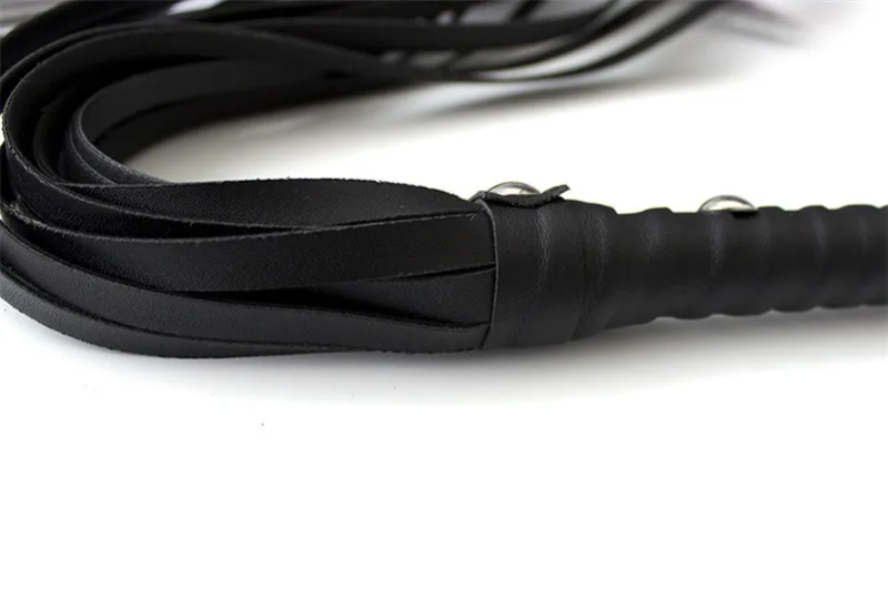Morease 75cm Whip Slave Bondage Leather Flirt Flogger Spanking Sexy Erotic Sex Toy Adult Game Fetish BDSM Tool_voghion.com