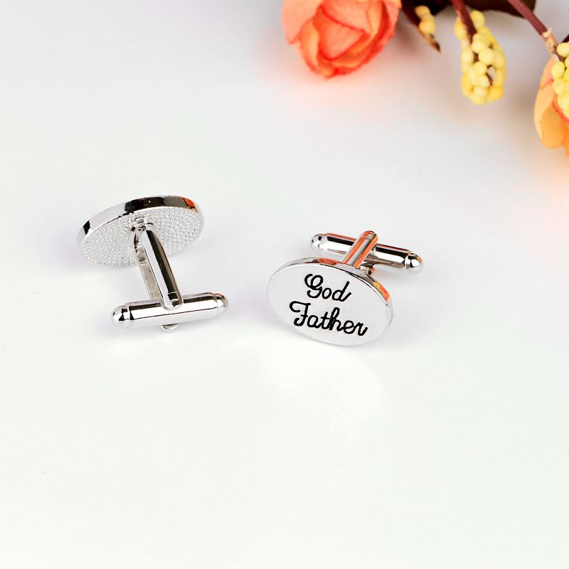 nuovi gemelli con diamanti rotondi stile francese con lettere gemelli da camicia da uomo_voghion.com