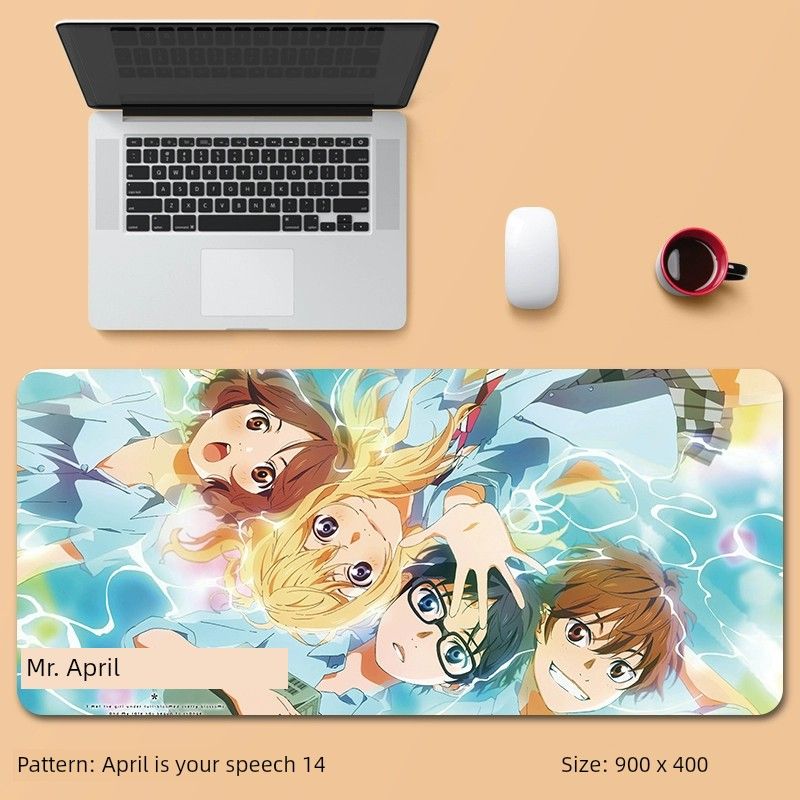 Assist In Fighting April Is Your Lie Mouse Pad Super Large With Ma Sheng Palace Park Kaozawa Department Chun Anime_voghion.com
