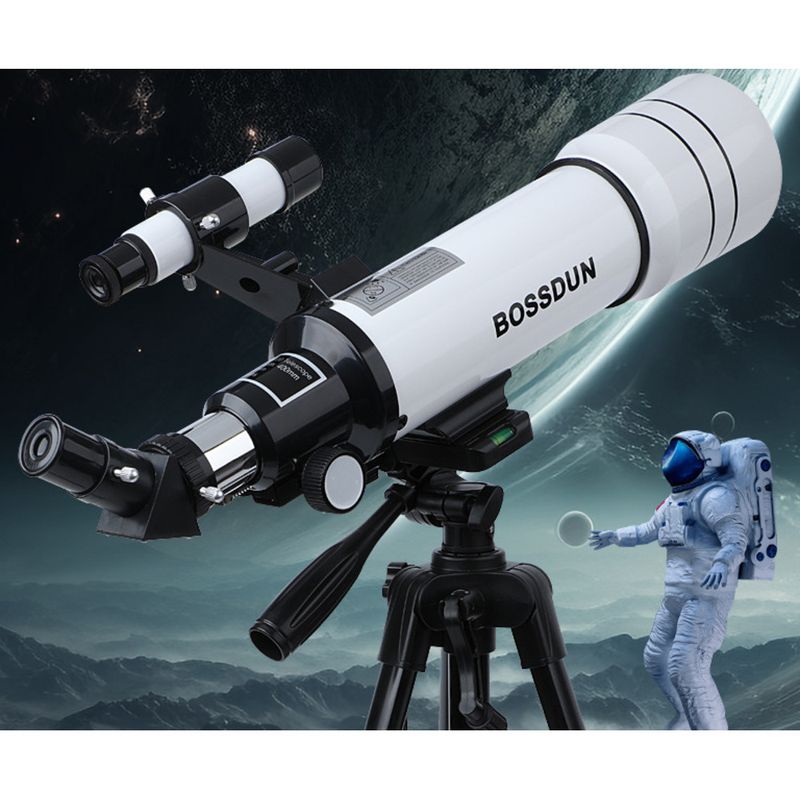 Nowy teleskop astronomiczny 70400 333,35x, wysokiej rozdzielczości, do fotografii nocnej przy słabym oświetleniu, do obserwacji gwiazd i księżyca, prezent_voghion.com