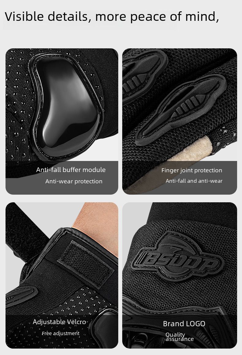 Gants de moto cross-country directs d'usine, protection solaire d'été anti-chute, gants à écran tactile pour hommes et femmes transfrontaliers_voghion.com