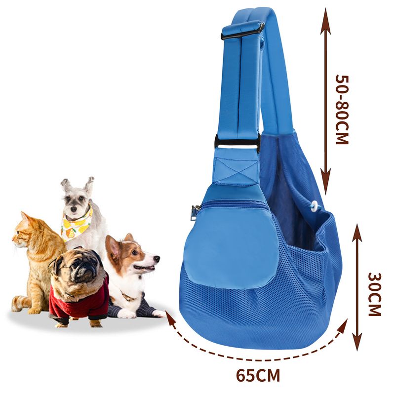 24 Cross-Border Supplies New Portable Pet Crossbody Shoulder Comfortable Breathable Large Capacity Chest Bag_voghion.com